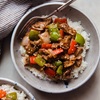 Stir Fried Garlic and Pepper with Rice