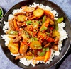 Stir Fried Sweet and Sour with Rice