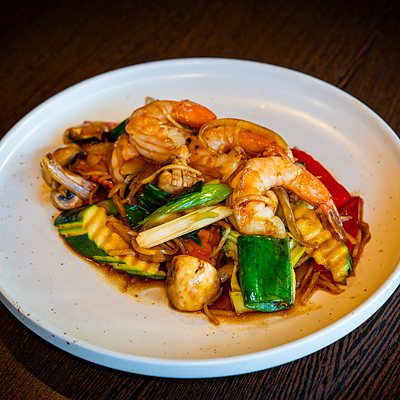Stir Fried Ginger and Shallot with Rice