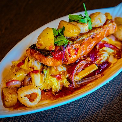 Salmon with Thai 3 Flavour Sauce